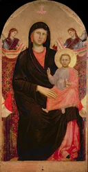Madonna mit Kind auf dem Thron (Altarbild)